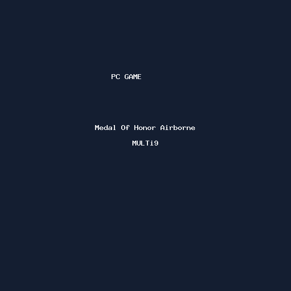 Medal Of Honor Airborne MULTi9 - Game image